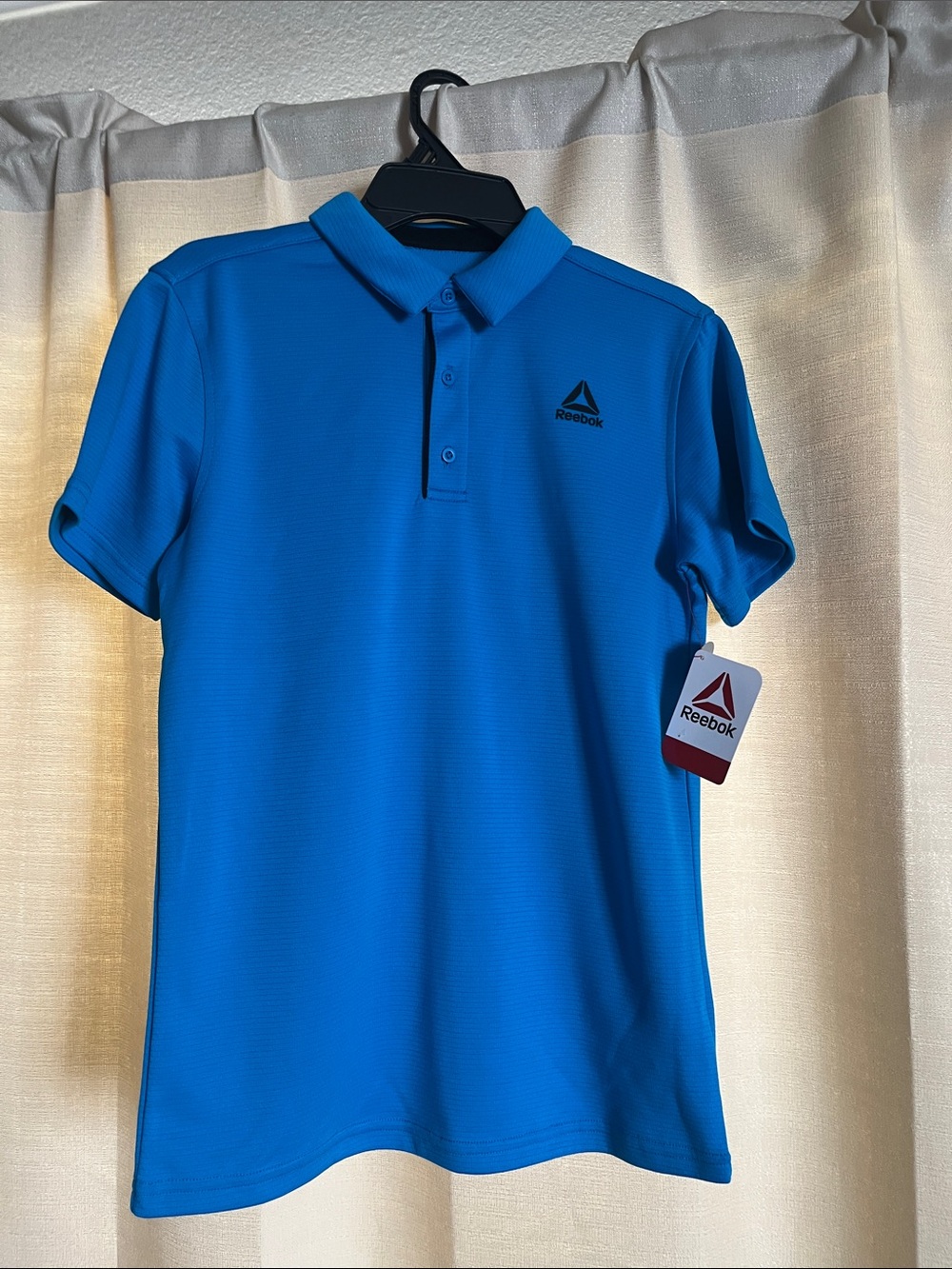 Boys Reebok Bright Blue Polo - Short Sleeve Performance